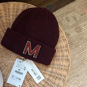 Zara M initial beanie 1-3 years old